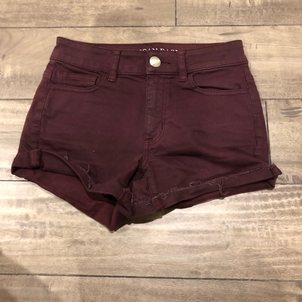 Maroon shorts